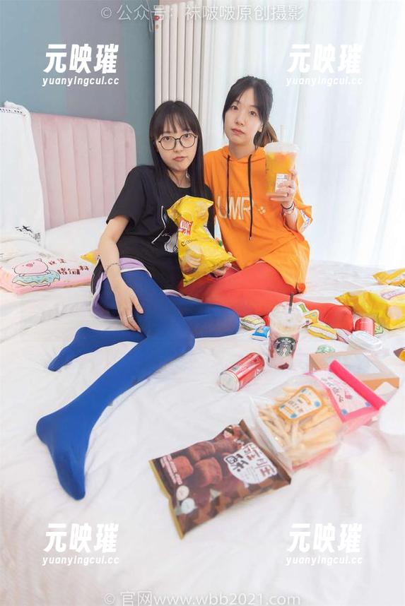 袜啵啵 - 甜甜圈的平底鞋：在高清写真里找到那种‘放松’的感觉～